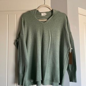NWT Dreamers Hoodie Sweater in Sage